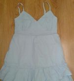 Letné bledomodré šaty