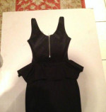 Cierne peplum saty znacka MISO – fotka 2